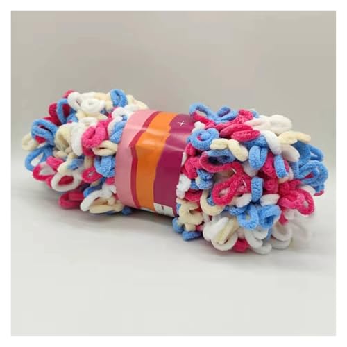 Garn lustig Handgelenk, Finger Loops Garn for Stricken und Häkeln 5er Pack 100g Multicolor Polyester(5) von LYVQZPWLR