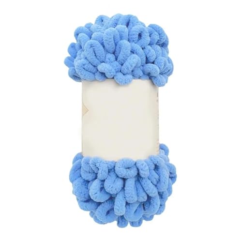 Garn lustig Handgelenk, Fingerschlaufen-Strickgarn, 2er-Pack, mehrfarbig, Polyester, 800 cm(Light Blue) von LYVQZPWLR