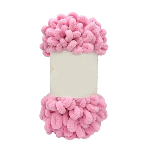 Garn lustig Handgelenk, Fingerschlaufen-Strickgarn, 2er-Pack, mehrfarbig, Polyester, 800 cm(Roze) von LYVQZPWLR