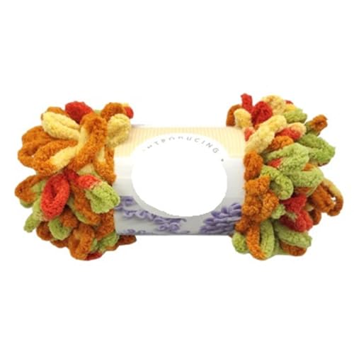 Garn lustig Handgelenk, Fingerschlaufen-Strickgarn, 6 Stück, grobes Polyester, DIY-Handstricken, mehrfarbig(Color 11) von LYVQZPWLR