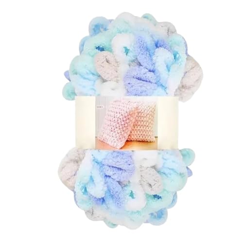 Garn lustig Handgelenk, Grobes Chenille-Fingerschlaufengarn, 4 Stück, mehrfarbig(Color 29) von LYVQZPWLR