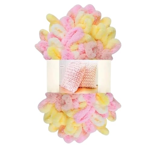 Garn lustig Handgelenk, Grobes Chenille-Fingerschlaufengarn, 4 Stück, mehrfarbig(Color 31) von LYVQZPWLR