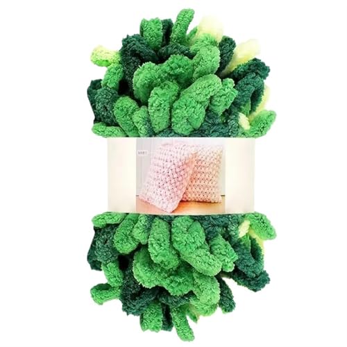 Garn lustig Handgelenk, Grobes Chenille-Fingerschlaufengarn, 4 Stück, mehrfarbig(Color 33) von LYVQZPWLR