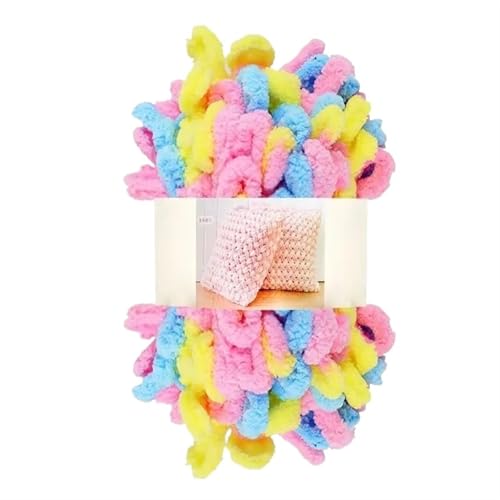 Garn lustig Handgelenk, Grobes Chenille-Fingerschlaufengarn, 4 Stück, mehrfarbig(Color 38) von LYVQZPWLR