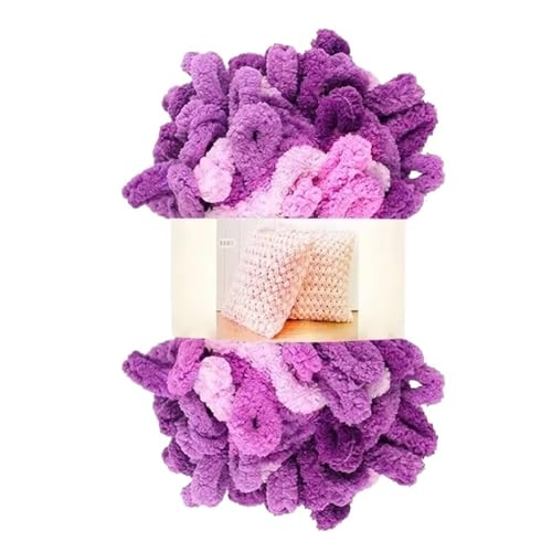 Garn lustig Handgelenk, Grobes Chenille-Fingerschlaufengarn, 4 Stück, mehrfarbig(Color 40) von LYVQZPWLR