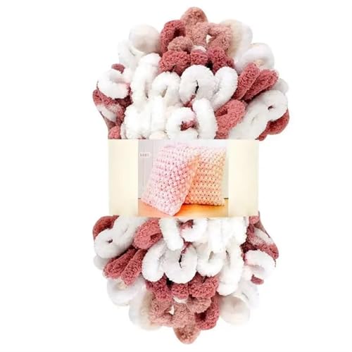 Garn lustig Handgelenk, Grobes Chenille-Fingerschlaufengarn, 4 Stück, mehrfarbig(Color 47) von LYVQZPWLR