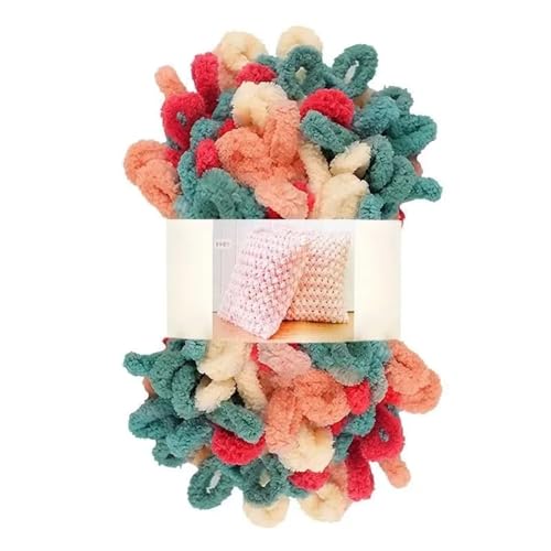 Garn lustig Handgelenk, Grobes Chenille-Fingerschlaufengarn, 4 Stück, mehrfarbig(Color 50) von LYVQZPWLR
