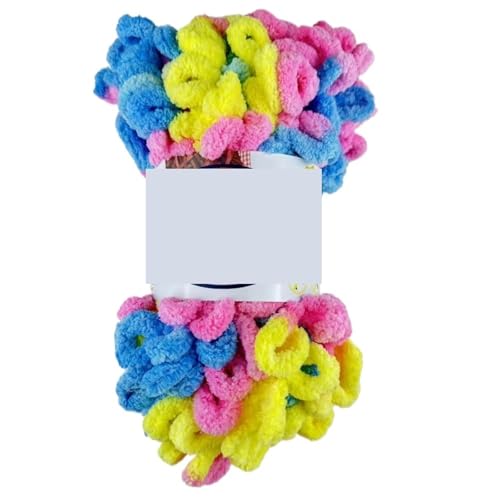 Garn lustig Handgelenk, Grobes Fingerstrickgarn, keine Häkelnadel erforderlich, 5er-Pack, 100 g, mehrfarbig(Color 2) von LYVQZPWLR