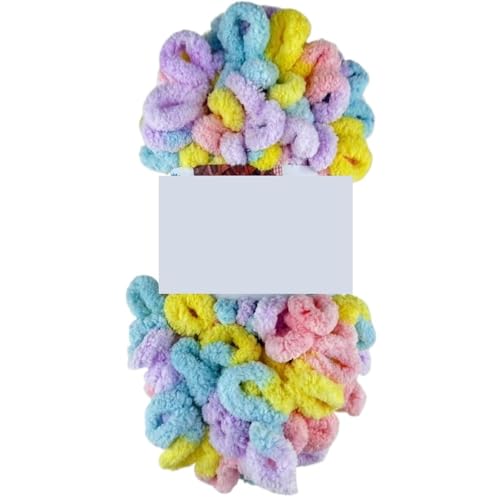 Garn lustig Handgelenk, Grobes Fingerstrickgarn, keine Häkelnadel erforderlich, 5er-Pack, 100 g, mehrfarbig(Color 3) von LYVQZPWLR