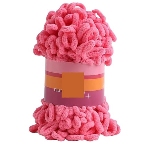 Garn lustig Handgelenk, Handgewebtes, dickes Chenille-Fingerschlaufengarn, mehrfarbig, 2er-Pack, 100 g(Color H) von LYVQZPWLR