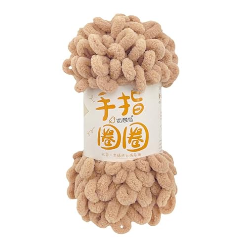 Garn lustig Handgelenk, MicroPolyester Chunky Chenille Finger Loop Strickgarn Keine Nadel Haken Multicolor 1PCS(Ht17) von LYVQZPWLR