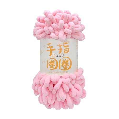 Garn lustig Handgelenk, MicroPolyester Chunky Chenille Finger Loop Strickgarn Keine Nadel Haken Multicolor 1PCS(Ht3) von LYVQZPWLR