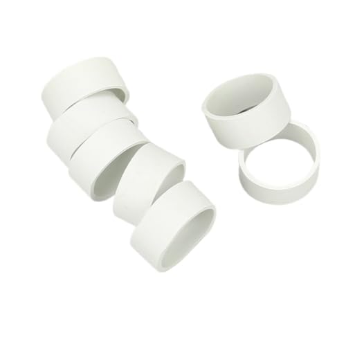 LYVQZPWLR Gurt lockern, 200 Stück breitere Gummibänder, Lederbänder for Bündeln von Gemüse, 15 x 9 mm, kleine weiße Gummibänder aus Naturkautschuk von LYVQZPWLR