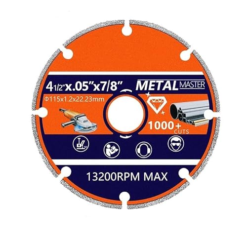LYVQZPWLRDiamantschnitte, 1 Stück Diamant-Trennscheibe 76/115 mm Vakuumgelötete Diamantscheibe(76 x 10mm) von LYVQZPWLR