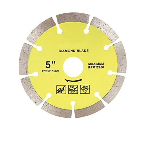 LYVQZPWLRDiamantschnitte, 1pc Rund Diamant Trennscheiben 115mm/125mm Sägeblatt Schneiden Porzellan Fliesen Keramik(125x22.2mm) von LYVQZPWLR