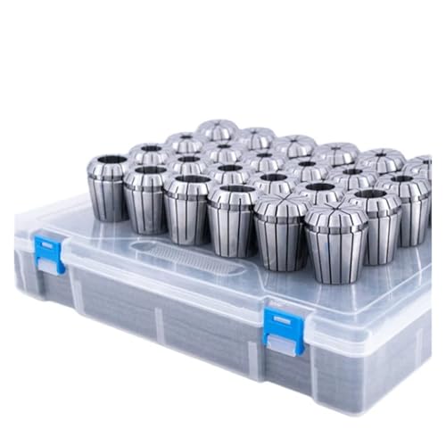 LYVQZPWLRFederklammern, ER-Spannzangen-Set ER11 ER16 ER20 ER25 ER32 ER40 Hohe Präzision 0,005 mm 0,008 mm Werkzeughalter Spann-ER-Federspannfutter ER(Aa Grade (0.008),ER32 9pcs) von LYVQZPWLR