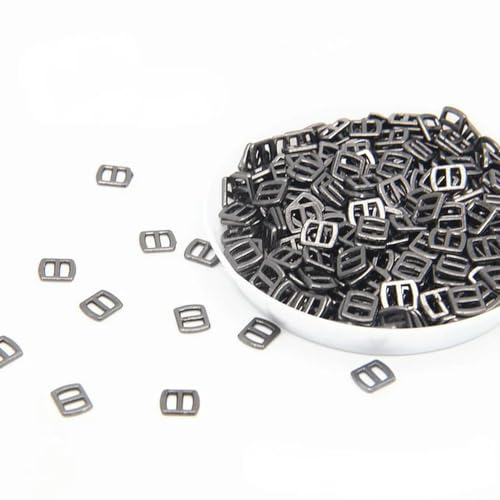 LYVQZPWLRHandwerksknopf, 100 Stück 3 mm Mini-Harzknöpfe, ultrakleine Puppenkleiderknöpfe, Bastelzubehör(Black) von LYVQZPWLR