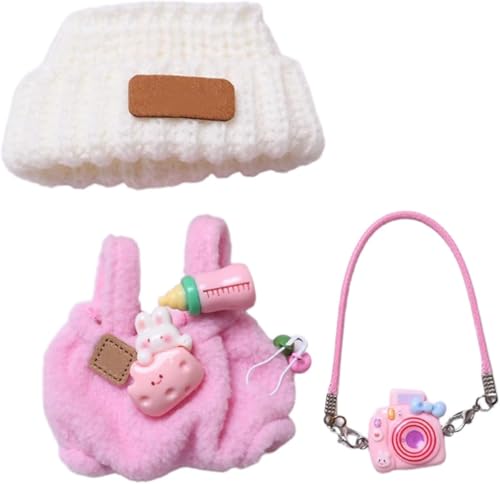 LYVQZPWLRModische Puppenkleidung, Kleidung for LABUBU Kleiderset for Labubu Puppen, Puppenkleidung passend for Labubu Puppen Accessoire Rosa LYVQZPWLRModische Puppenkleidung, Kleidung for LABUBU Kleiderset for Labubu Puppen, Puppenkleidung passend for Labubu Puppen Accessoire Rosa von LYVQZPWLR