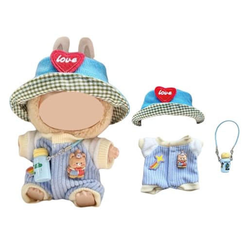 LYVQZPWLRModische Puppenkleidung, Kleidung for Labubu, Outfit-Set for LBB, Zubehör passend for 5,9''-6,7'' LBB-Overall-Set (Puppen Nicht im Lieferumfang enthalten)(Set B) von LYVQZPWLR