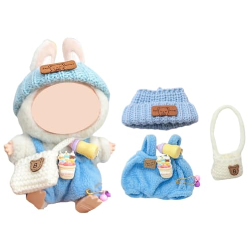 LYVQZPWLRModische Puppenkleidung, Kleidung for Labubu, Outfit-Set for LBB, Zubehör passend for 5,9''-6,7'' LBB-Overall-Set (Puppen Nicht im Lieferumfang enthalten)(Set D) von LYVQZPWLR