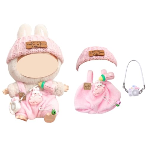 LYVQZPWLRModische Puppenkleidung, Kleidung for Labubu, Outfit-Set for LBB, Zubehör passend for 5,9''-6,7'' LBB-Overall-Set (Puppen Nicht im Lieferumfang enthalten)(Set E) von LYVQZPWLR