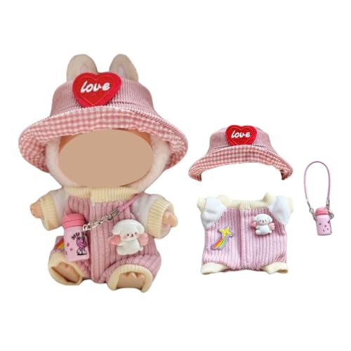 LYVQZPWLRModische Puppenkleidung, Kleidung for Labubu, Outfit-Set for LBB, Zubehör passend for 5,9''-6,7'' LBB-Overall-Set (Puppen Nicht im Lieferumfang enthalten)(Set a) von LYVQZPWLR