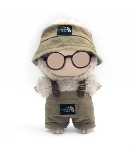 LYVQZPWLRModische Puppenkleidung, Kleidung for Labubu 17 cm/6,7 Zoll Puppe for Labubu Kleidung Labubu Zubehör (Beige von LYVQZPWLR