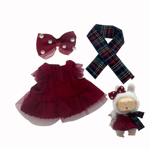 LYVQZPWLRModische Puppenkleidung, Kleidung for Labubu-Puppe. Süße Outfits for La Bubu-Schlüsselanhänger-Puppen. LYVQZPWLRModische Puppenkleidung, Kleidung for Labubu-Puppe. Süße Outfits for La Bubu-Schlüsselanhänger-Puppen. von LYVQZPWLR