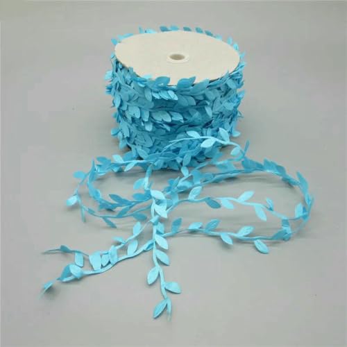 LYVQZPWLRStickpflaster, 2 Yards Spitzenband, 25 mm, weißer Spitzenstoff, for Nähen von Unterwäsche, DIY-Kleidungszubehör(Blu) von LYVQZPWLR
