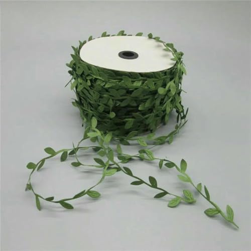 LYVQZPWLRStickpflaster, 2 Yards Spitzenband, 25 mm, weißer Spitzenstoff, for Nähen von Unterwäsche, DIY-Kleidungszubehör(Grass Green) von LYVQZPWLR