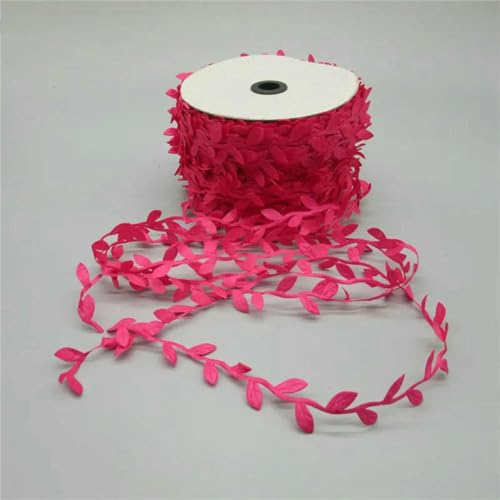 LYVQZPWLRStickpflaster, 2 Yards Spitzenband, 25 mm, weißer Spitzenstoff, for Nähen von Unterwäsche, DIY-Kleidungszubehör(Rose) von LYVQZPWLR