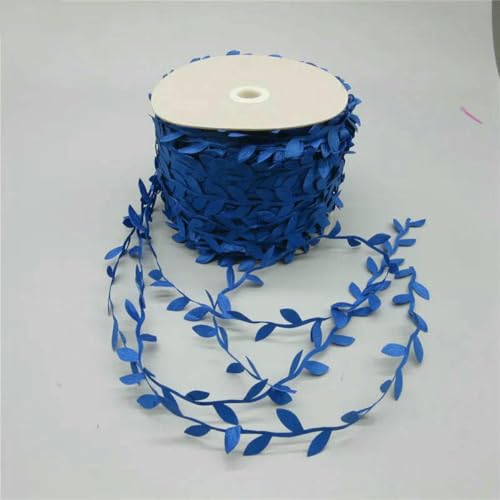 LYVQZPWLRStickpflaster, 2 Yards Spitzenband, 25 mm, weißer Spitzenstoff, for Nähen von Unterwäsche, DIY-Kleidungszubehör(Sapphire) von LYVQZPWLR