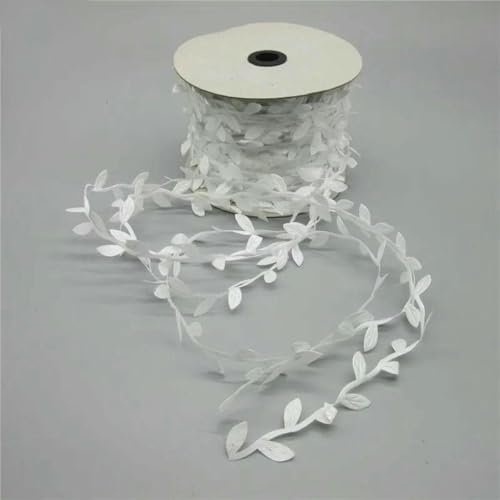 LYVQZPWLRStickpflaster, 2 Yards Spitzenband, 25 mm, weißer Spitzenstoff, for Nähen von Unterwäsche, DIY-Kleidungszubehör(White) von LYVQZPWLR