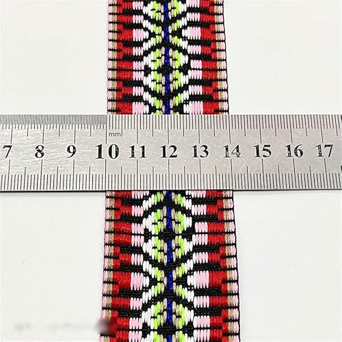 LYVQZPWLRStickpflaster, 3 cm Randdekoration im Senioren-Ethno-Stil(A 4cm,5 Yard) von LYVQZPWLR