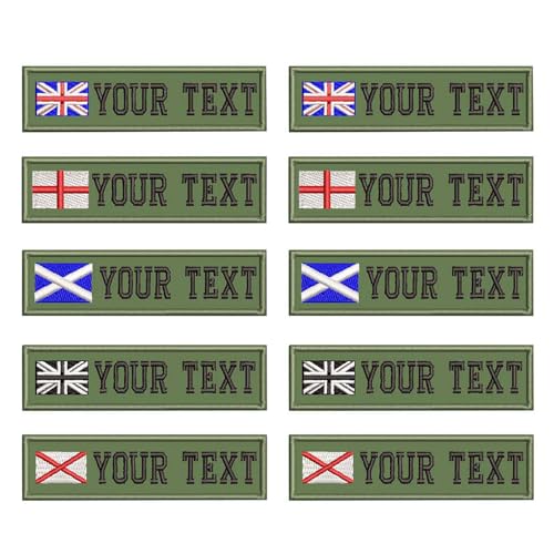 LYVQZPWLRStickpflaster, Benutzerdefinierte militärische Namensaufnäher, personalisiertes besticktes Flaggen-Namensschild von LYVQZPWLR