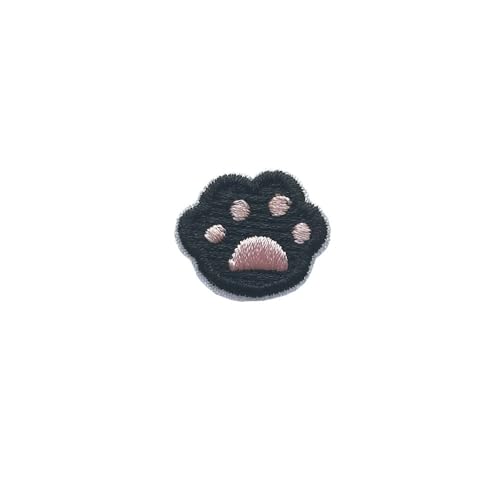 LYVQZPWLRStickpflaster, Gestickter Aufnäher, 10 Stück, kleine Katzenkrallen-Aufnäher, bestickter Aufkleber for Aufkleben(Black Claw) von LYVQZPWLR