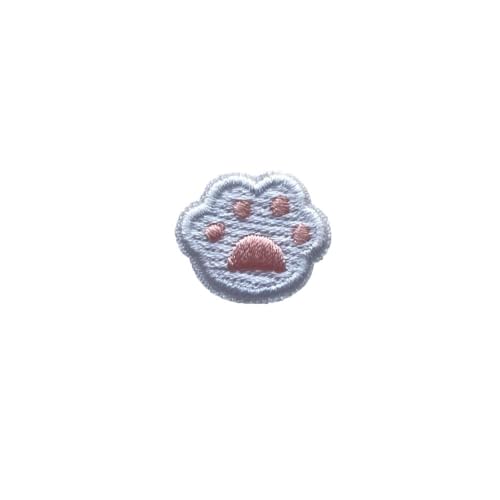 LYVQZPWLRStickpflaster, Gestickter Aufnäher, 10 Stück, kleine Katzenkrallen-Aufnäher, bestickter Aufkleber for Aufkleben(White Claw) von LYVQZPWLR