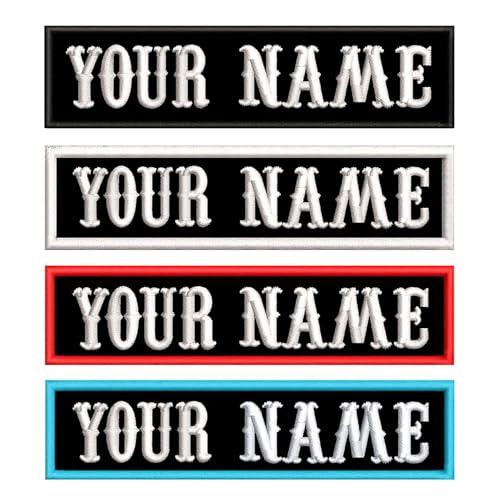 LYVQZPWLRStickpflaster, Personalisierter Namenspatch, 2 Stück personalisierte Namenspatches for Motorradjacken, Taktischer Moral-Namensanhänger for Anhaken LYVQZPWLRStickpflaster, Personalisierter Namenspatch, 2 Stück personalisierte Namenspatches for Motorradjacken, Taktischer Moral-Namensanhänger for Anhaken von LYVQZPWLR