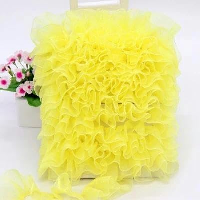 LYVQZPWLRStickpflaster, Weicher, 4 cm breiter, plissierter Tüll, feines Spitzenband, Rüschenbesatz, Kragenapplikation, DIY-Bastelstoff for Kleider, Kleidung, Röcke, Haustier-Lätzchen, Nähstoff(Giallo) LYVQZPWLRStickpflaster, Weicher, 4 cm breiter, plissierter Tüll, feines Spitzenband, Rüschenbesatz, Kragenapplikation, DIY-Bastelstoff for Kleider, Kleidung, Röcke, Haustier-Lätzchen, Nähstoff(Giallo) von LYVQZPWLR