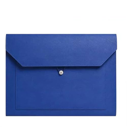 LYVQZPWLRUmschlagdokument, Aktenordner, Leder, Rechnungsdatei, Reißverschlusstasche, A4, Aktentasche, Vertragsdatei-Organizer(Blu) von LYVQZPWLR