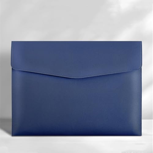 LYVQZPWLRUmschlagdokument, Aktenordner Leder A4 Business Office Ordner 4 Stück Leder Aktentasche Aktenorganizer(Blu) von LYVQZPWLR