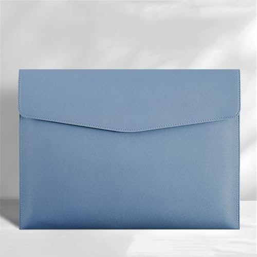 LYVQZPWLRUmschlagdokument, Aktenordner Leder A4 Business Office Ordner 4 Stück Leder Aktentasche Aktenorganizer(Light Blue) von LYVQZPWLR