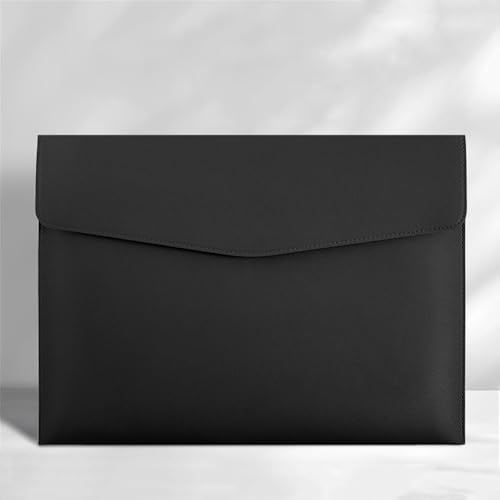 LYVQZPWLRUmschlagdokument, Aktenordner Leder A4 Business Office Ordner 4 Stück Leder Aktentasche Aktenorganizer(Noir) von LYVQZPWLR