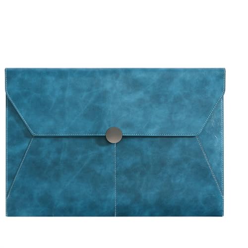 LYVQZPWLRUmschlagdokument, Aktenordner Leder Business Leder A4 Aktenordner Taschen Ordner Aktentaschen Aktenordner(Blu) von LYVQZPWLR