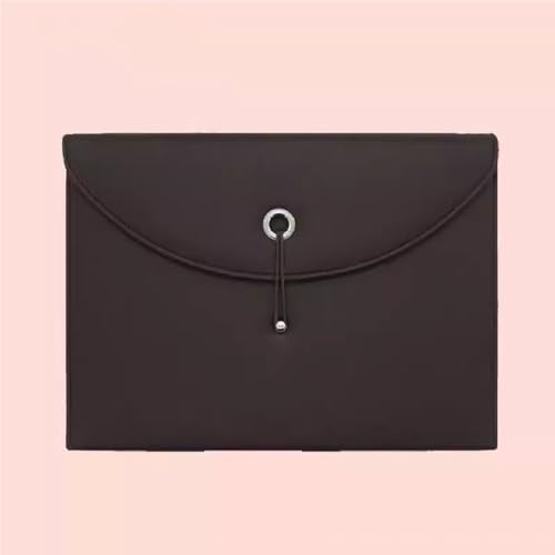 LYVQZPWLRUmschlagdokument, Aktenordner Leder Leder-Sortiertasche Mehrschichtige Orgeltasche Aktenorganizer(Bruin) von LYVQZPWLR