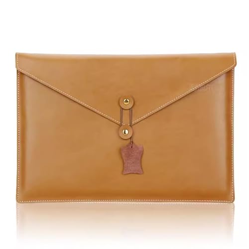 LYVQZPWLRUmschlagdokument, Aktenordner Lederordner Vintage Ordner Datei-Organizer(Bruin) von LYVQZPWLR