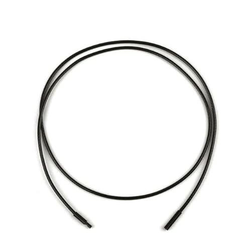 LYVQZPWLRWachsende Halskette, 45/50/60cm Schwarzes Geflecht Wachsschnur DIY Anhänger Halskette Schmuckherstellung Handarbeit Lederseil Karabinerverschluss String(1.5mm Brown B,50cm) von LYVQZPWLR