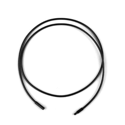 LYVQZPWLRWachsende Halskette, 45/50/60cm Schwarzes Geflecht Wachsschnur DIY Anhänger Halskette Schmuckherstellung Handarbeit Lederseil Karabinerverschluss String(2mm Black B,60cm) von LYVQZPWLR