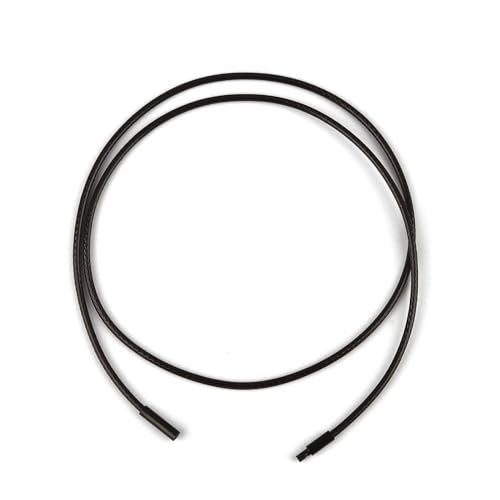 LYVQZPWLRWachsende Halskette, 45/50/60cm Schwarzes Geflecht Wachsschnur DIY Anhänger Halskette Schmuckherstellung Handarbeit Lederseil Karabinerverschluss String(2mm Brown B,50cm) von LYVQZPWLR