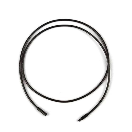 LYVQZPWLRWachsende Halskette, 45/50/60cm Schwarzes Geflecht Wachsschnur DIY Anhänger Halskette Schmuckherstellung Handarbeit Lederseil Karabinerverschluss String(2mm Brown B,60cm) von LYVQZPWLR